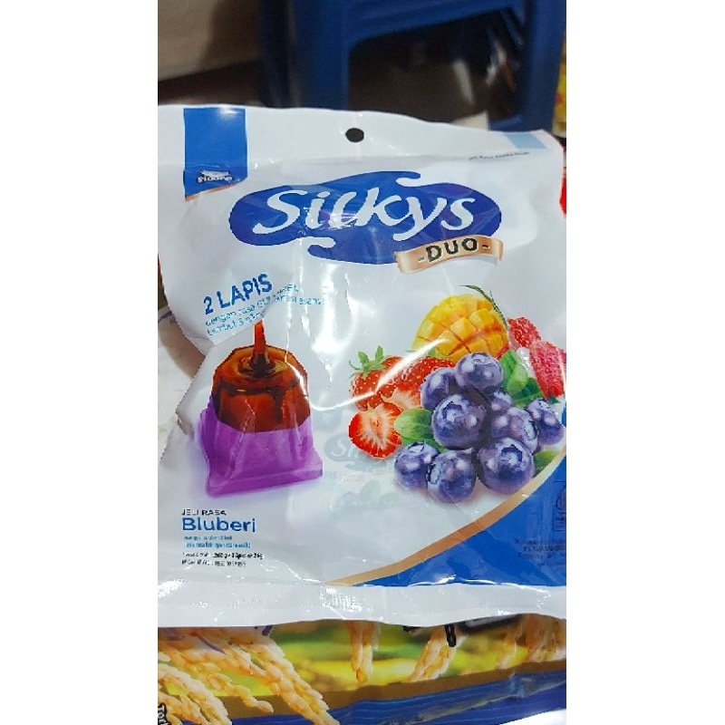 

Silkys puding dua rasa Merekduo