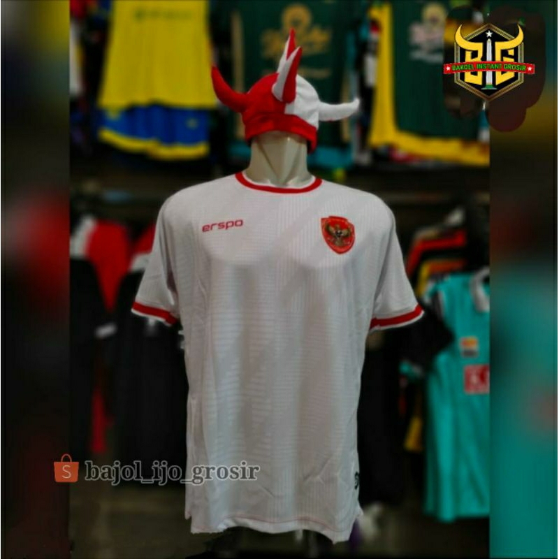 Jersey TIMNAS AWAY 2024 - 2025 Putih GO Erspo GRADE ORI Logo Plat HD Premium Quality