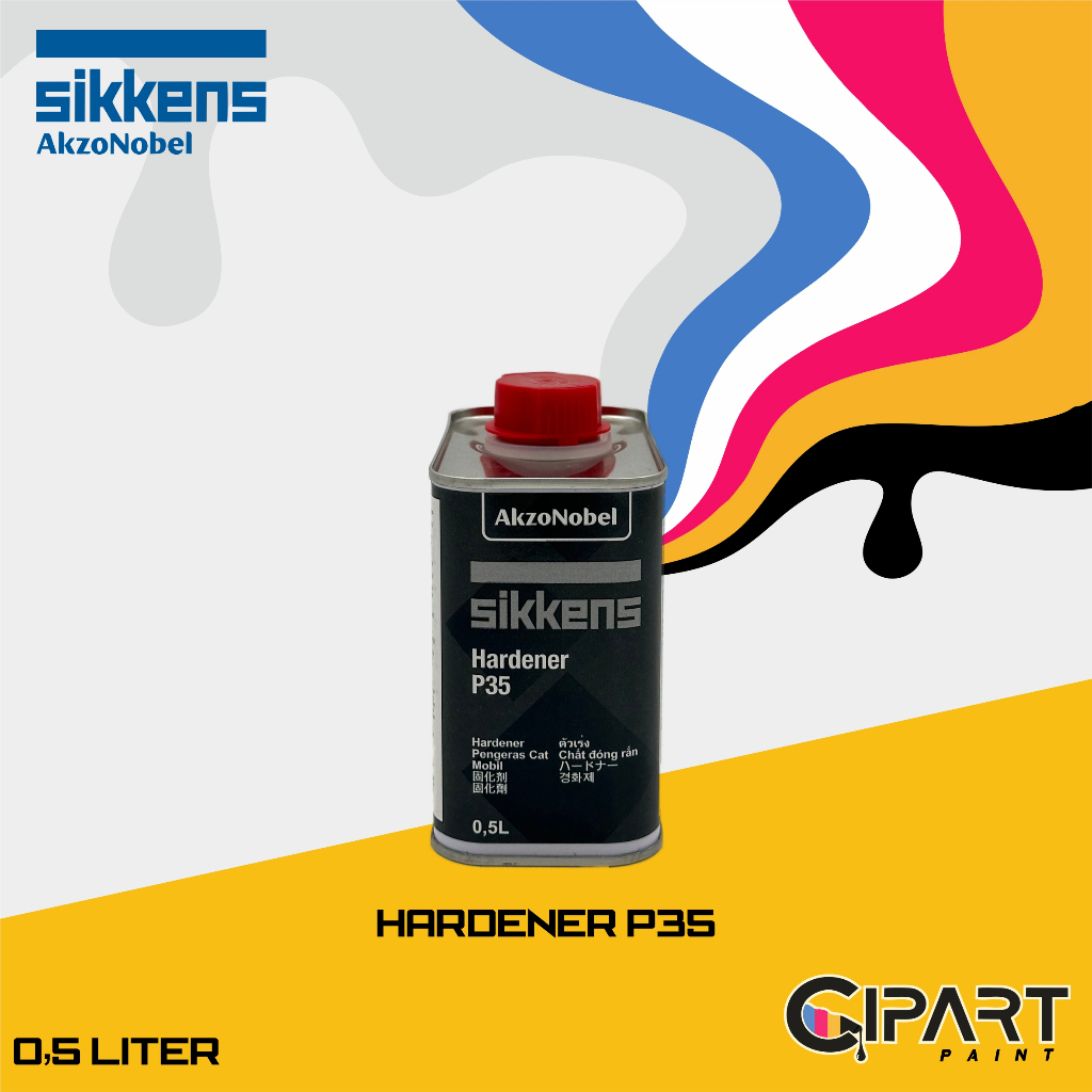 Sikkens Hardener P25 P35 - Penguat Clear Coat Cat Pernis AkzoNobel