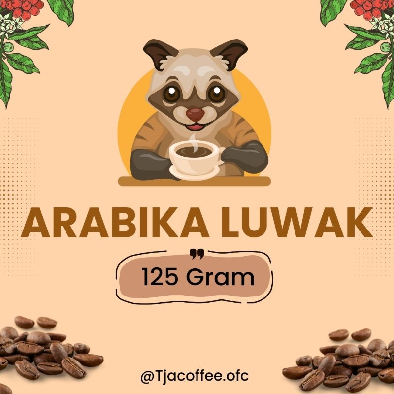 

KOPI LUWAK Arabika Full Merah 125 gram