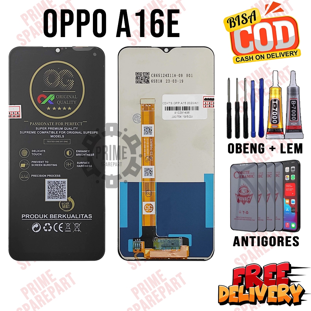 Lcd OPPO A16E Original Oem Lcd Touchscreen OPPO A16E Fullset