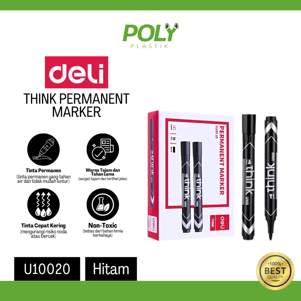 

Spidol Deli Think Permanent Marker EU10020