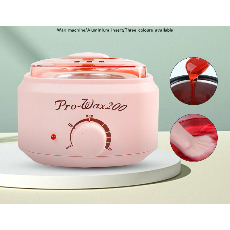 Pro Wax 200 Wax Heater for Hair Removal Wax/Alat Pemanas Biji  Waxing/Alat Leleh Hard Wax Beans (Wit