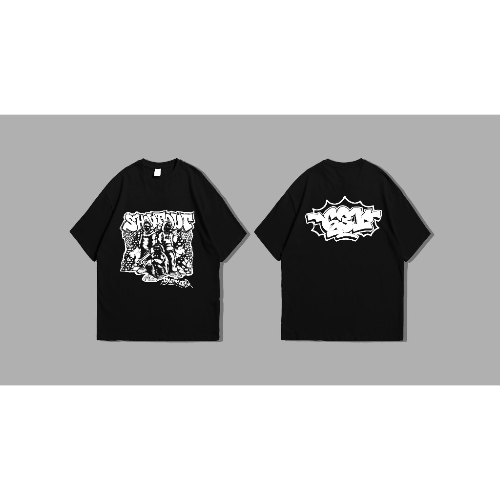 Shoutout Surabaya Hardcore - 631 / Kaos Band Hardcore SBHC Free Sticker