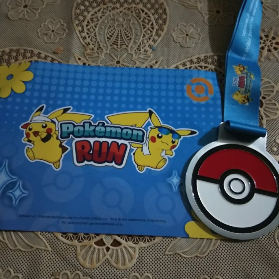 Limited Edition Medali Pokemon Run Pokemon Festival 2022