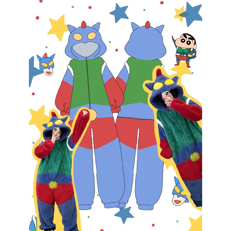 shinchan pajamas suit baju tidur pesta