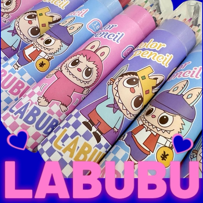 

DEALSHOP21 | Pensil Warna Labubu Tabung free serutan isi 12 pcs gambar Sanrio Kuromi My Melody Cinamorol