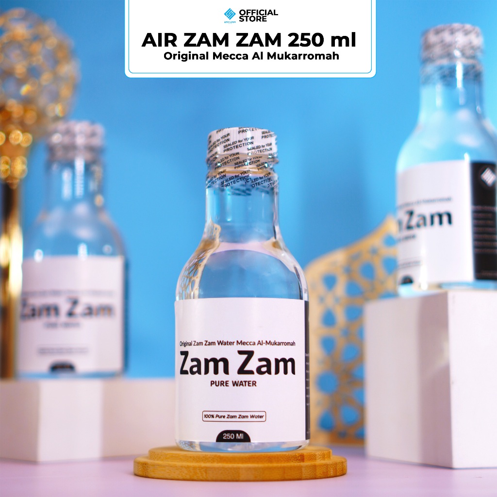 

[250ML-ZAM6] AIR ZAM ZAM ASLI MEKKAH AL MUKARROMAH - 250 ML