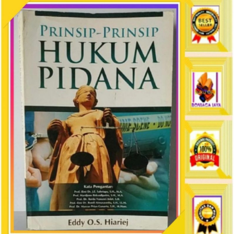 Prinsip Prinsip Hukum Pidana - Eddy O S Hiariej