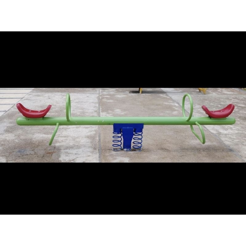 JUMBO JUNGKAT JUNGKIT GARDEN SEESAW SPRING RIDER OUTDOOR INDOOR PLAYGROUND TAMAN BERMAIN BESI DOUBLE