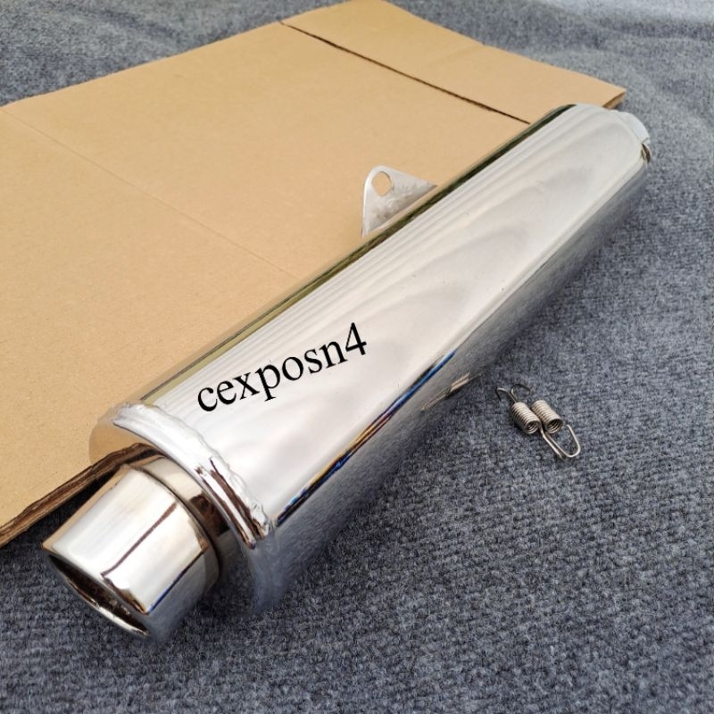 power pipe muffler exhaust Raider 150carb,fi xrm 125 110 100 wave rs125 fury smash raider j rusi 100