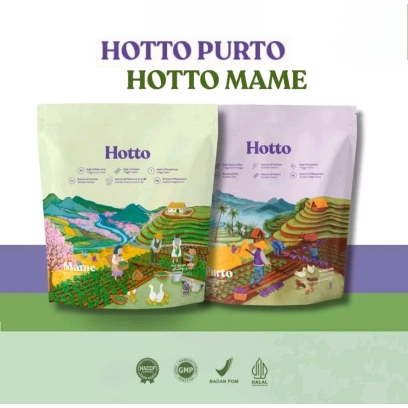 

[POUCH BESAR] HOTTO PURTO | MAME Oat | Sereal Sehat Mencegah Maag & Gerd
