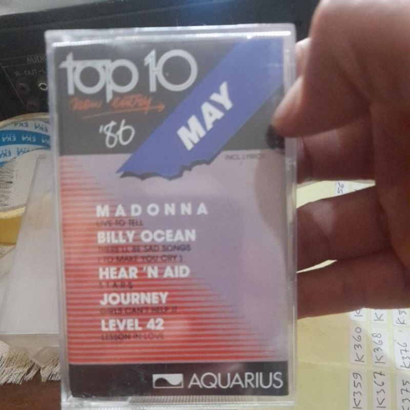 kaset pita top10 new entry may 86 (K355)