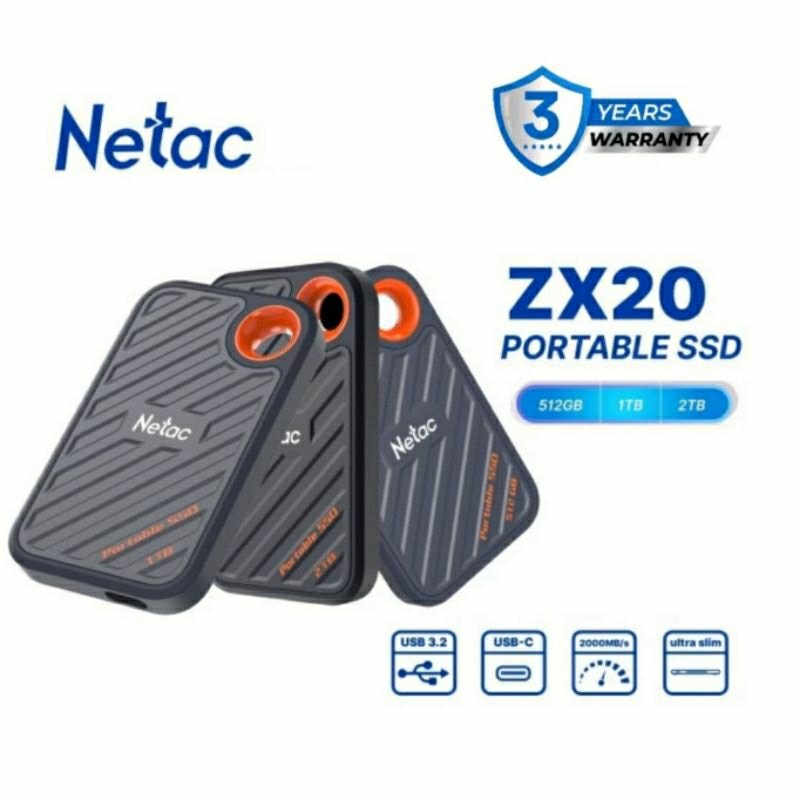 Netac ZX20 USB 3.2 Gen 2 External SSD