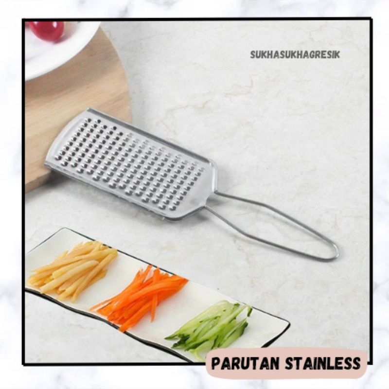 PARUTAN STAINLESS MURAH  Alat Parut Serbaguna Untuk Topping Keju Coklat | Parut Wortel Timun Kentang