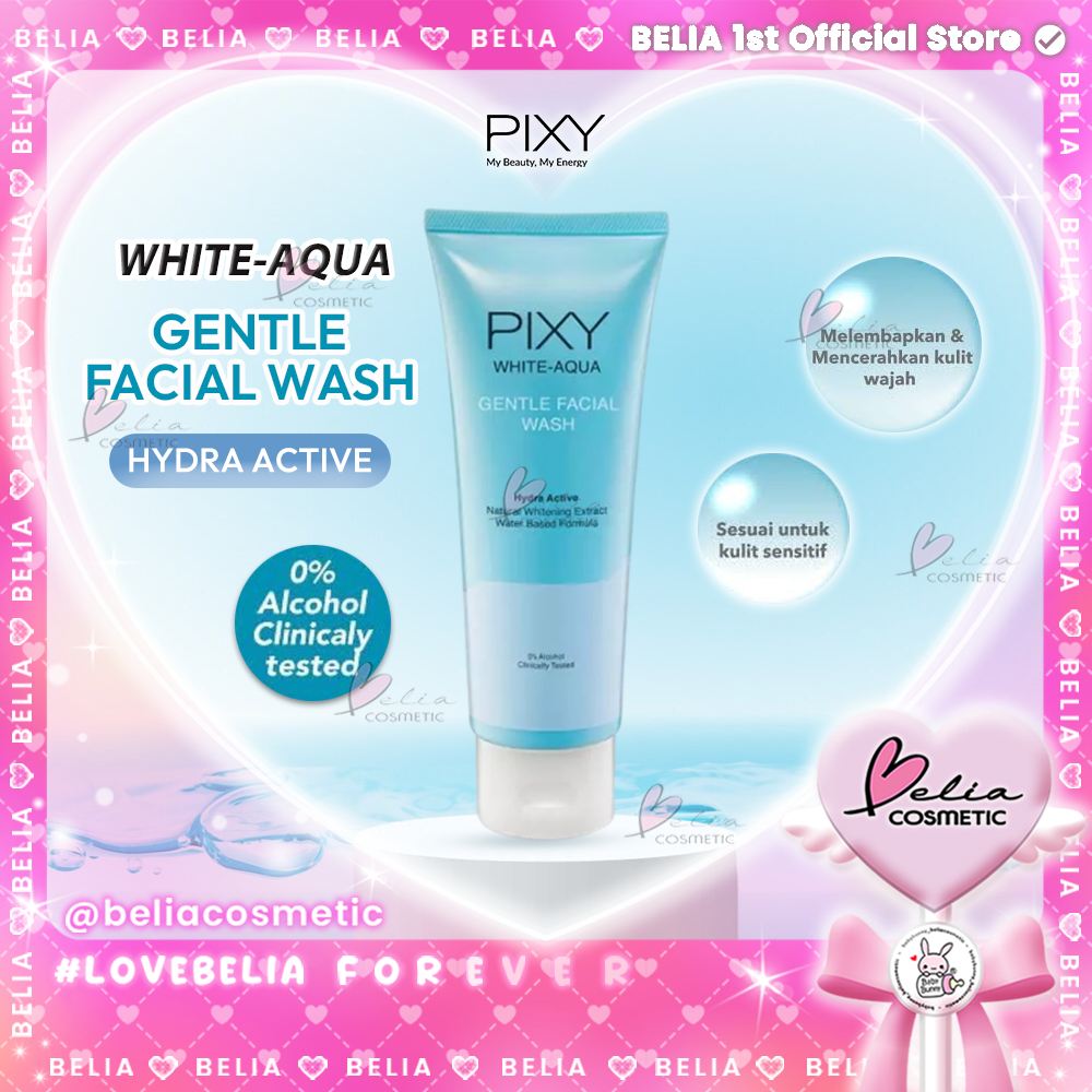 ❤ BELIA ❤ PIXY White Aqua Gentle Facial Wash 100gr | Sabun pembersih wajah
