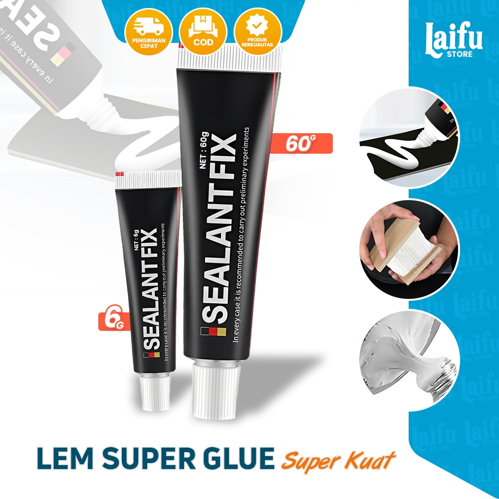 Lem Serbaguna Super Kuat Perekat Barang Dinding//Tempelan Besi Kayu Cepat Kering