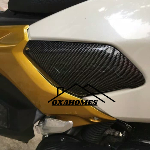 Variasi Cover Pijakan Bodi Samping Aksesoris Motor Yamaha Nmax 2014 2019 Motif Carbon