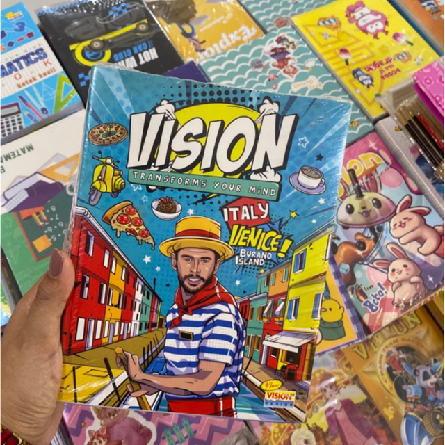 

BUKU TULIS VISION 58 LEMBAR isi 10 pcs