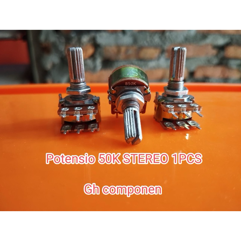Potensio 50K Stereo RRT 20MM 1pcs