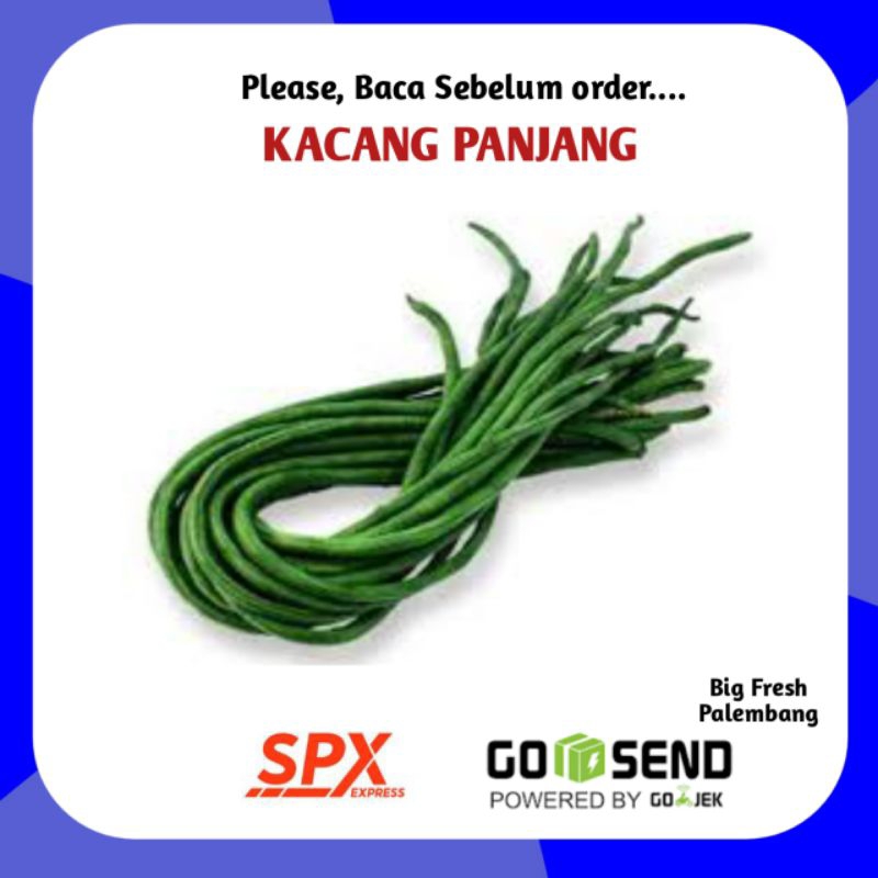 

Kacang Panjang Fresh 250gram 500gram - Toko Pasar Sayur Segar Online Palembang