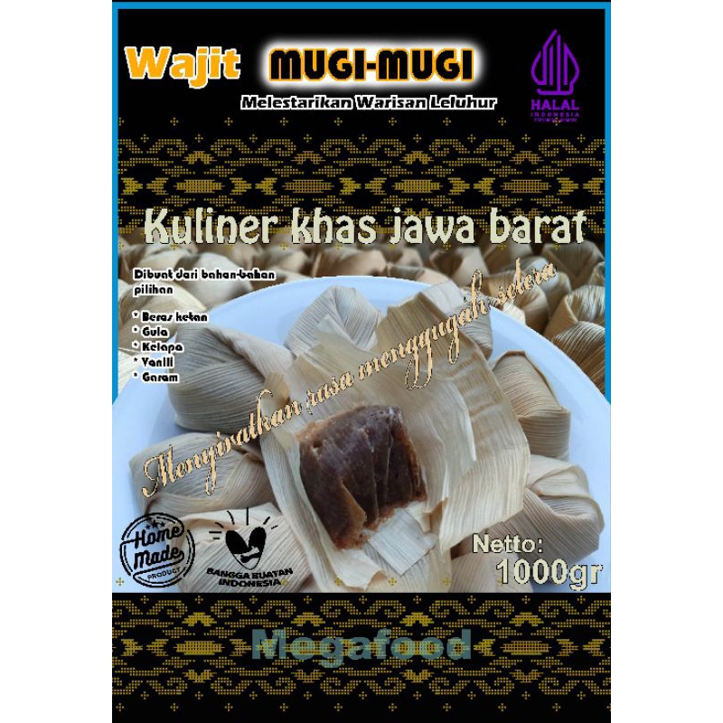 

wajit kuliner khas bandung Jawa barat 1000gr