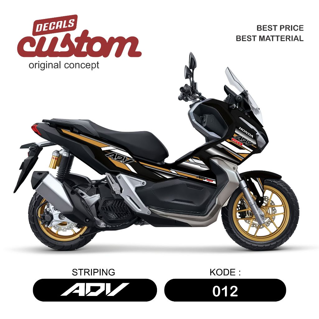 sticker striping adv 150 / decal honda adv 150 / variasi adv 150
