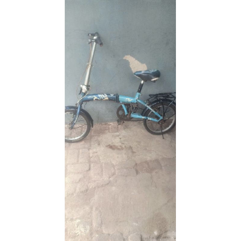 sepeda lipat 16 odessy bekas pemakaian