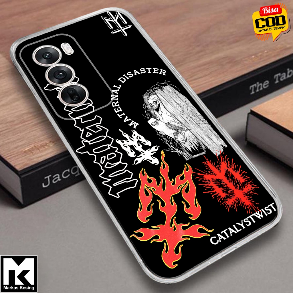 Softcase OPPO RENO 12 PRO 5G - Clear Case  MOTIF  ( MTRNL ) - Anticrack - Case Bening - Softcase Hp 