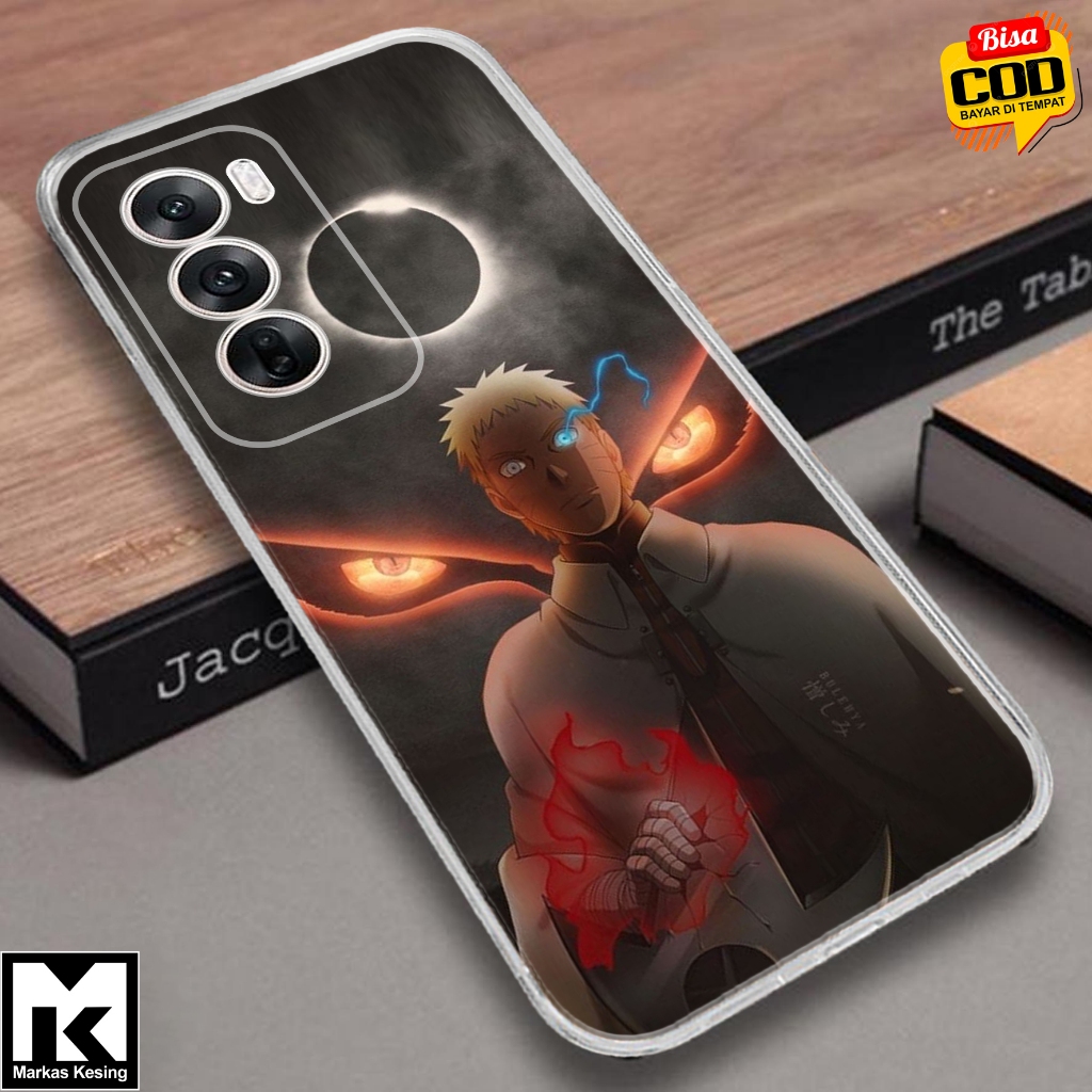 Softcase OPPO RENO 12 PRO 5G - Clear Case  MOTIF  ( NRT ) - Anticrack - Case Bening - Softcase Hp - 