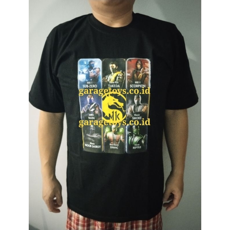 Kaos T Shirt Mortal Kombat
