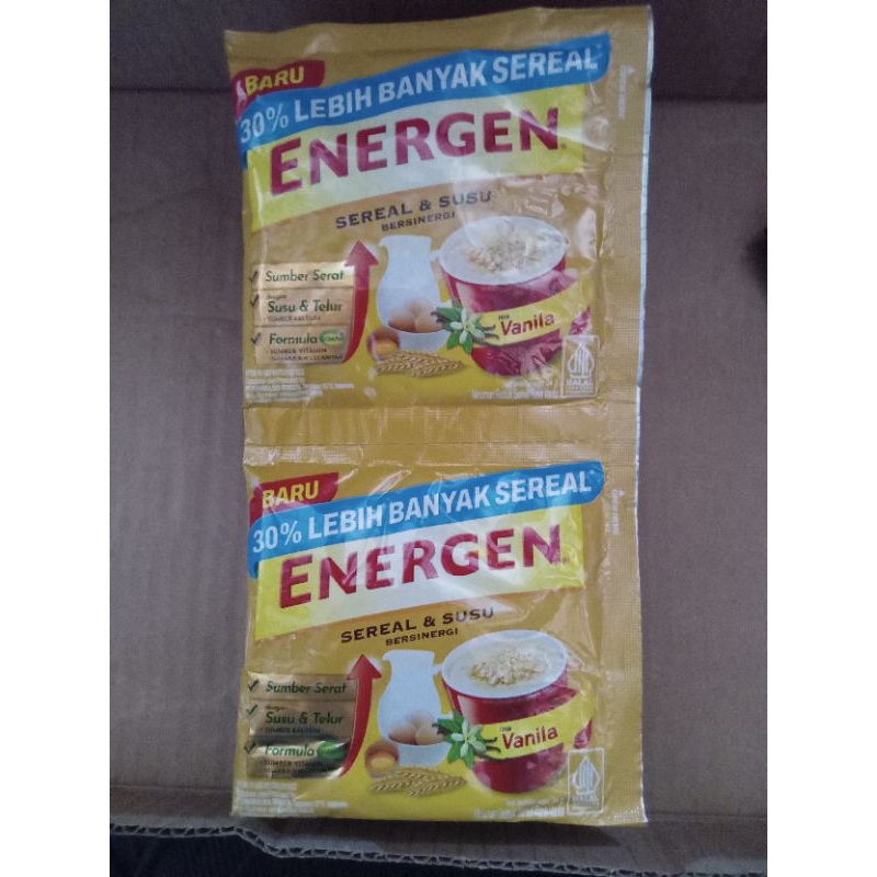 

Energen Sereal dan susu Rasa Vanila [ 10 Pcs]