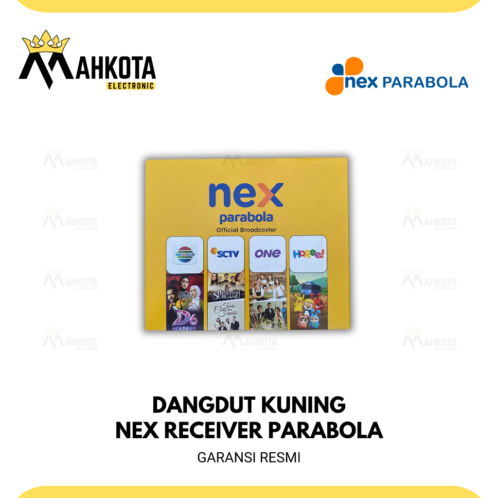 RECEIVER PARABOLA DIGITAL NEX DANGDUT KUNING