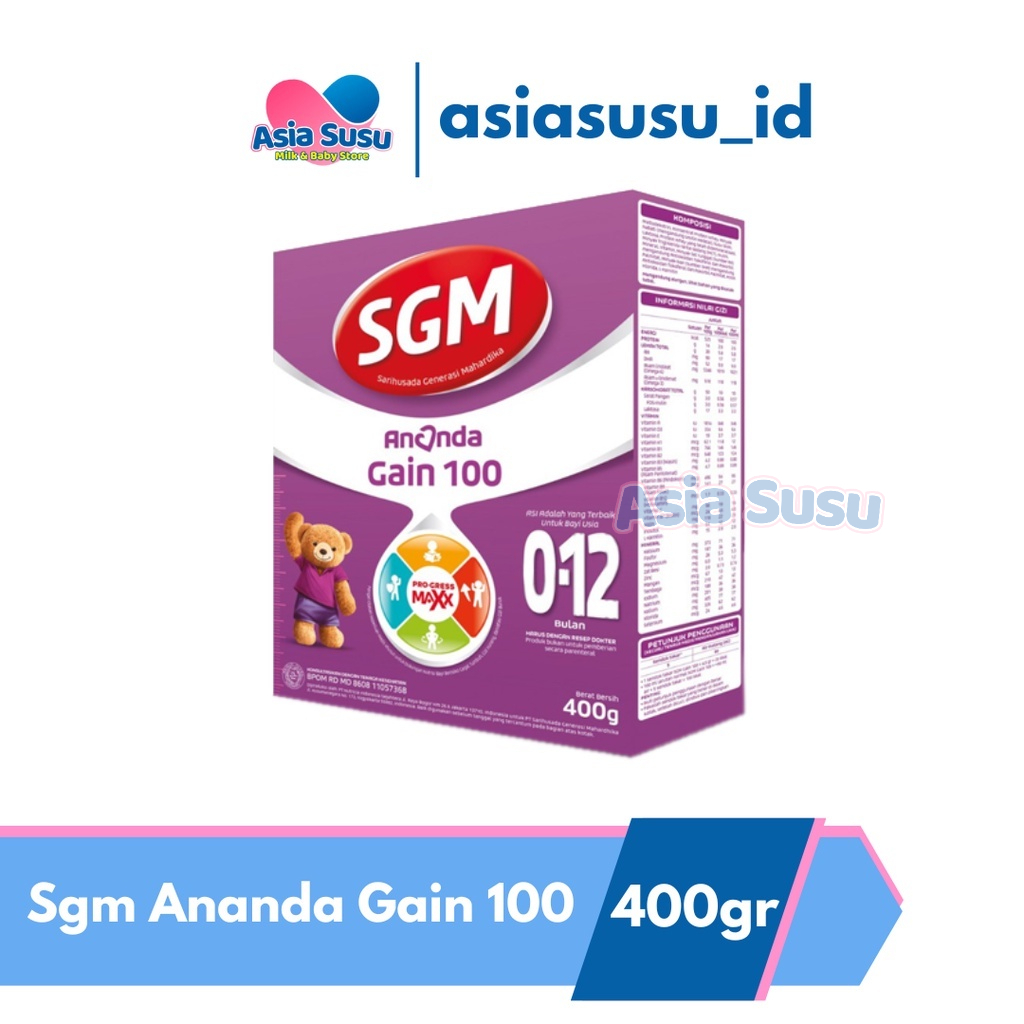 

SGM ANANDA GAIN 100 0-12 bulan