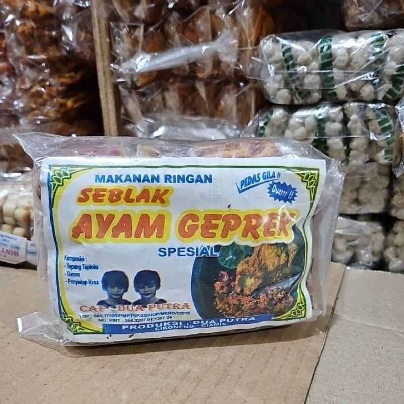 

Seblak ayam geprek