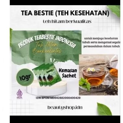 

Teabestie Teh hitam yg difermentasi Ori, BPOM, Halal