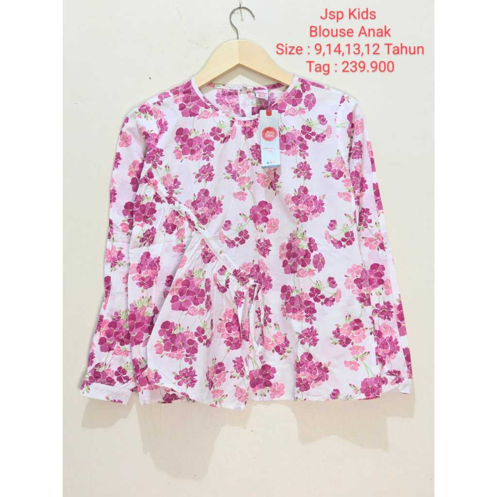 Jsp Kids Blouse Pakaian Anak Perempuan original