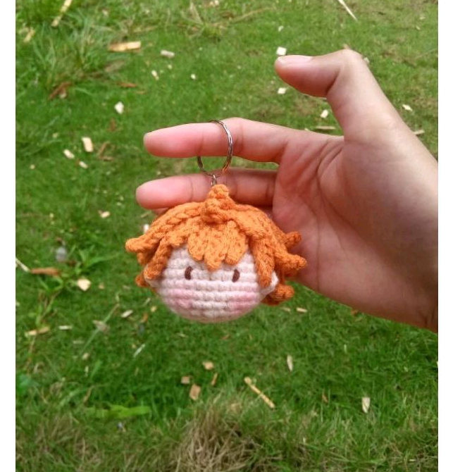[Custom] Amigurumi Karakter Haikyuu/Gantungan Kunci Boneka Rajut Haikyuu