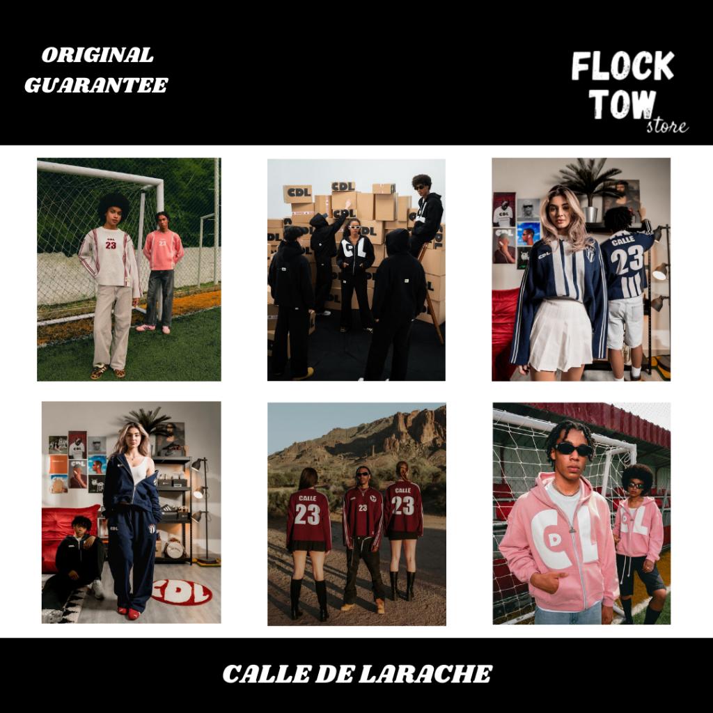 [ORIGINAL] CALLE DE LARACHE - CDL “BLACK SERIES” FULL ZIP HOODIE // “NAVY SERIES” FULL ZIP HOODIE, K