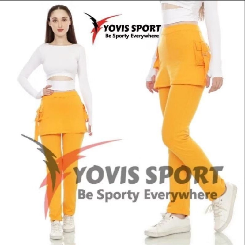 Celana Rok Senam Yovis Sport Original