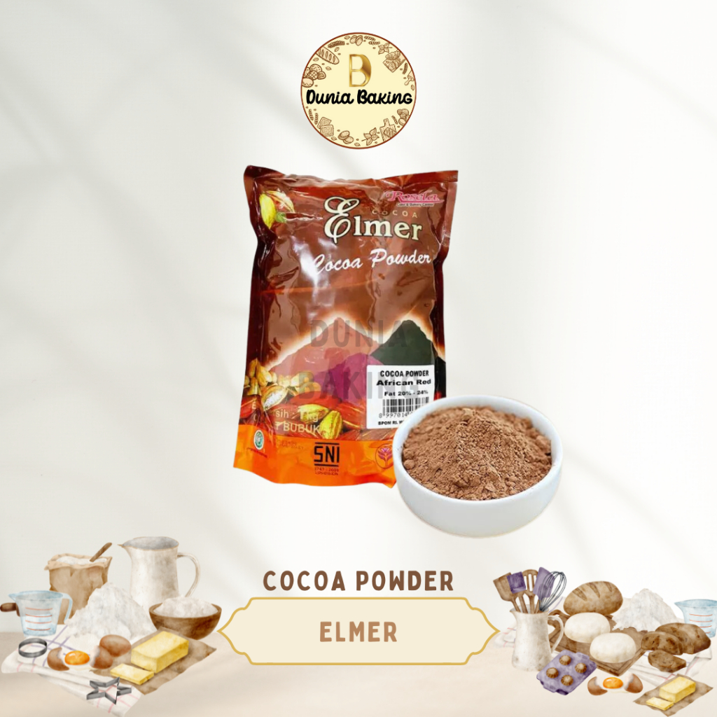 

Elmer African Red Repack 100gr / 250gr | Coklat Bubuk |Cocoa Powder