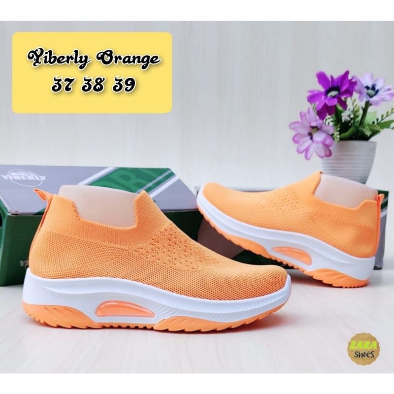 KENSHOPING SEPATU RAJUT SLIP ON YIBERLY IMPORT