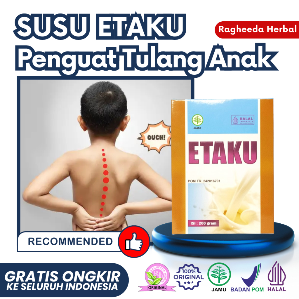 

Susu Penguat Tulang Untuk Anak Belum Bisa Berjalan - Susu Kambing Etaku Goat Milk - Halal MUI & Aman