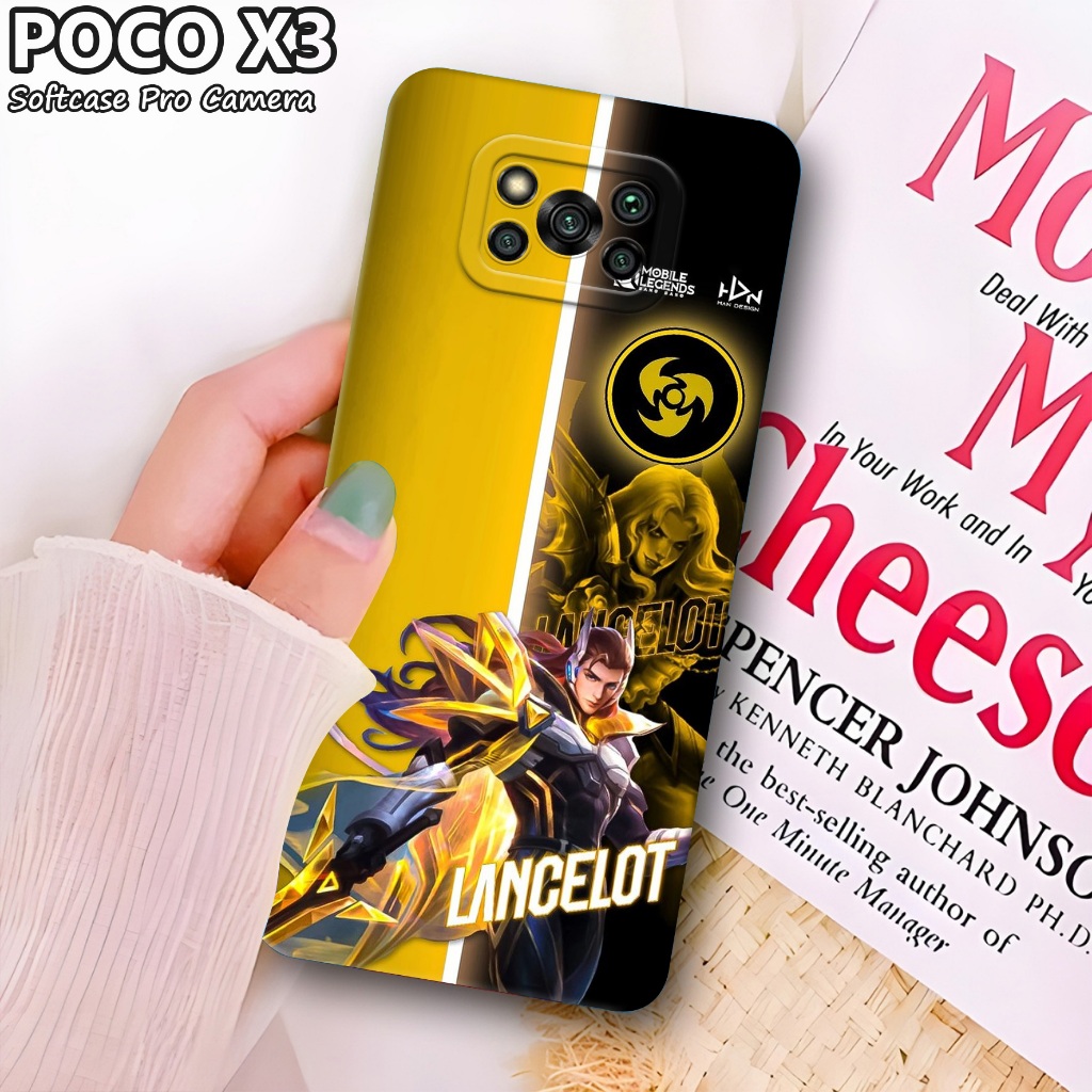 Case Xiaomi PocoX3 ( Hero MobileLegend ) - Kesing - kondom Hp - Softcase Procamera - Silikon Hp - Ca