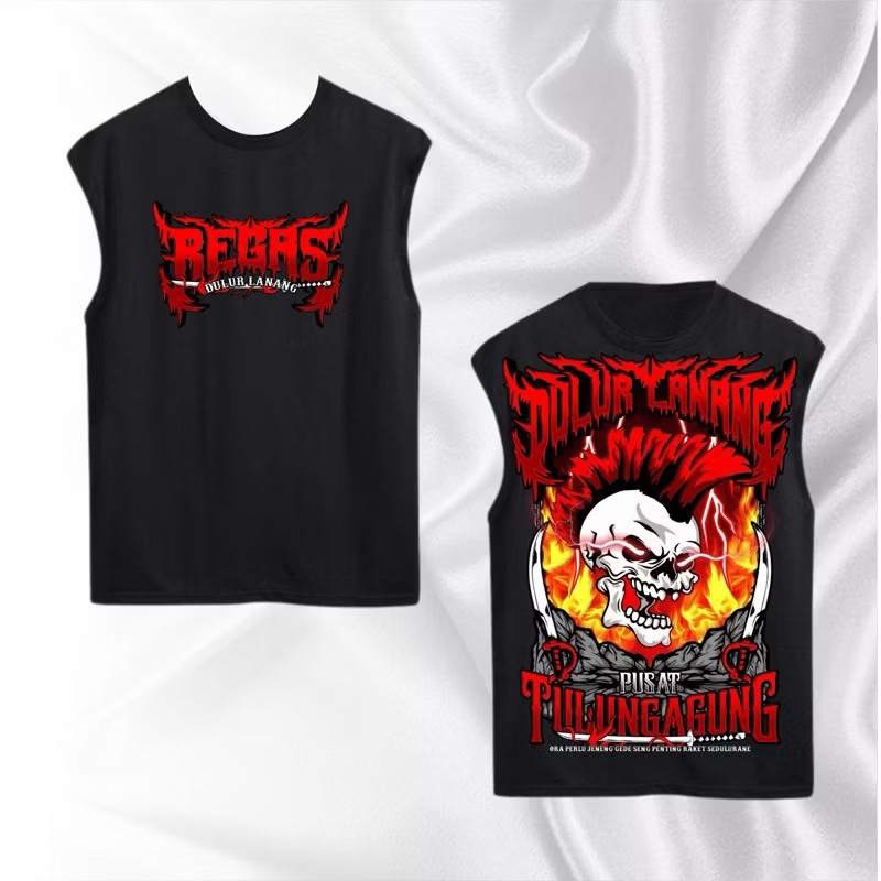 Kaos Singlet Regas Dulur Lanang Pusat Tulungagung