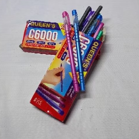 

Bolpoin QUEENS C6000 isi 12 pcs