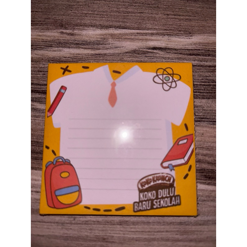 

Memo Pad Koko Krunch