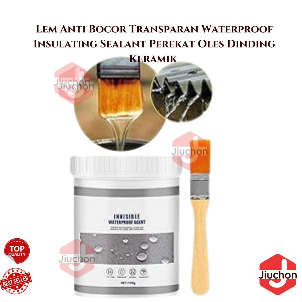 JIUCHON Lem Anti Bocor TransparanWaterproof Penambal Perekat Anti Rembes Dinding Keramik Kamar Mandi
