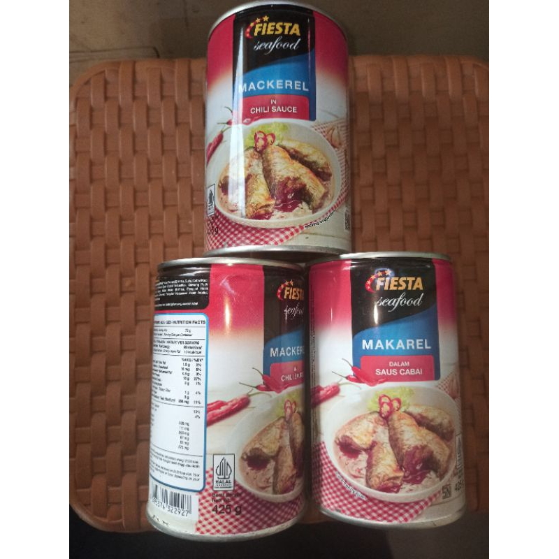 

Mackerel Fiesta Seafood 425 gr