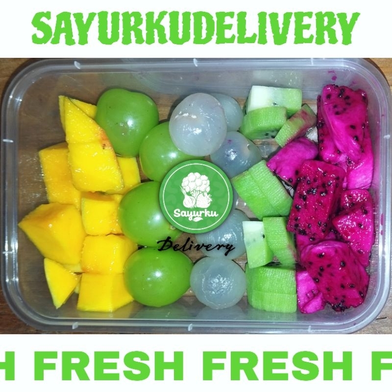 

KIRIM INSTAN Buah potong buah naga dan Kiwi 400 ML